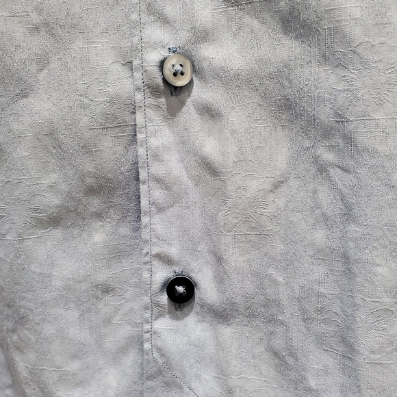 TOMMY BAHAMA 100% COTTON LONG SLEEVE BUTTON UP SKY BLUE TOP MEN SIZE SMALL - Picture 15 of 15